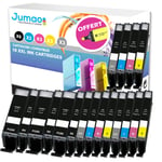 18 cartouches d'encre Jumao compatibles pour Canon Pixma MG7750 7751 7752 7753 +Fluo offert