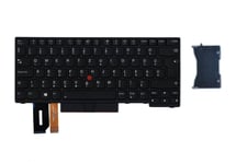 Lenovo ThinkPad P43s Keyboard Hungarian Black Backlit 01YP535