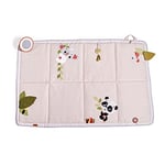 Tiny Love Super Mat, Tapis d'Éveil Bébé XL (150x100 cm), 0+ Mois, 6 Activités, Tapis Sensoriel Bébé doux, Miroir (Position sur le Ventre), Hochet, Jouet Bruissant, 12 Cartes Étapes, Boho Chic