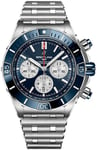 Breitling AB0136161C1A1 Super Chronomat B01 44 Blå/Stål Ø44 mm