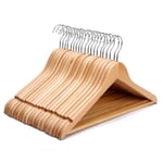 Pack of 40 Wooden Clothes Coat Trouser Hangers