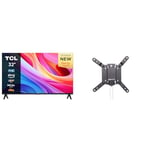 TCL 32SF540K 32-inch FHD Smart Television - HDR & HLG-Dolby Audio-DTS Virtual X & Amazon Basics Tilt TV Wall Mount For 12-40 inches TVs and VESA 200 x 200, Black