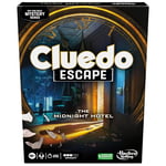 Cluedo Escape: The Midnight Hotel Board Game, 1-Time Solve Escape Room Games for 1-6 Players, Cooperative Mystery Games