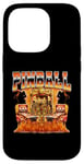 Pinball Arcade Game Flames Style années 90 Bootleg Coque pour iPhone 14 Pro