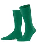 FALKE Men's Airport M SO Wool Cotton Plain 1 Pair Socks, Green (Emerald 7437), 8.5-9.5