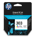 Original HP 303 Colour Ink Cartridge For ENVY Photo 6232 Printer - Boxed T6N01AE