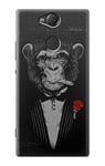 Funny Gangster Mafia Monkey Case Cover For Sony Xperia XA2