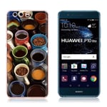 Huawei P10 Lite Skal Med Dessert Motiv - Kaffebönor