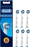 Braun Oral-B Precision Clean Electric Toothbrush Replacement Brush Heads 6 HEADS