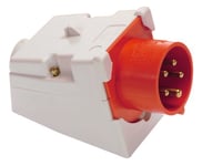 As-Schwabe CEE Wall Plug, 16 A, 5-pin, 6 h, 400 V Power Supply, 60435