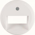 Serie 1930 Centrumbricka 2xRJ45 Vit (1409)