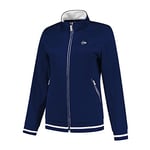 Dunlop Women's Club Ladies Knitted Jacket Tennis Shirt, Navy, XL
