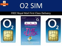 O2 Sim Card - New and Sealed Only o2 Classic O2 Pay As You Go 02 O2 PAYG