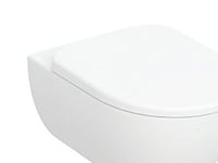 Geberit Selnova vägghängd uppsättning - toalett Premium, dold installation, Rimfree, med toalettsits
