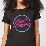 Rod Stewart Neon Women's T-Shirt - Black - XXL