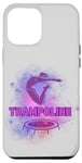 Coque pour iPhone 15 Pro Max Trampoline de gymnastique acrobatie moderne pour fans de sport