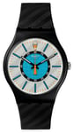 Swatch SO32B119 GOOD TO GORP (41mm) Silver & Blue Dial / Watch