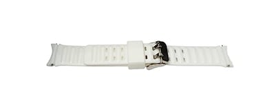 System-S Bracelet 20mm en TPU pour Samsung Galaxy Watch 5 4 Smartwatch Blanc, Blanc., Eine Grösse