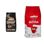 Lavazza Espresso Italiano Arabica Medium Roast Coffee Beans, 1kg & Qualità Rossa, Coffee Beans, with Aromatic Notes of Chocolate and Dried Fruit