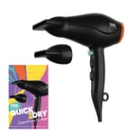 SBB Style Tools - Quick 2Dry Compact Power 2000w Hair Dryer -  Fast Drying