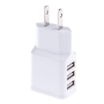 5v 2a 3-port Usb Wall Adapter Charger Us Plug For Phone