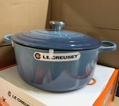 Le Creuset Cast Iron Signature Round Casserole 28cm Marine (BNIB)