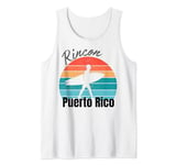 Vintage Surfing Surfer Funny Rincon Puerto Rico Surf Tee Tank Top