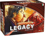 Asmodee Pandemic Legacy: Red Colour Board Game, Italian Edition (8386)