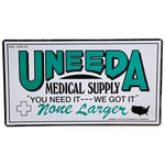 Trick or Treat Studios The Return of the Living Dead Uneeda Medical Supply Metal Sign