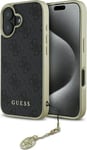 Guess Guhcp16mgf4ggr Apple Iphone 16 Plus 6.7" Dėklas Telefonui Juodos Spalvos 4G Charms Collection