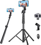 JOILCAN Phone Tripod, 70' Extendable Selfie Stick Tripod for iPhone with Wirele