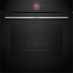 Bosch Series 8 60cm Built-in Wall Oven - Black - HBG7721B1A