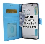 New Standcase Wallet Xiaomi Redmi Note 9s / Note 9 Pro (Ljusblå)
