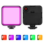 VL49 RGB LED Light for Videography, On Camera LED Light, Video Conference Lighting Kit, Laptop Webcam Lighting Mini Panel Light for Camera Shooting/Vlogging/Streaming, Photo Video Lighting