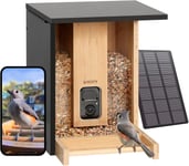 Birdfy - Feeder Bamboo with AI-Powered Bird Recognition  + Solar Panel