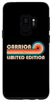 Coque pour Galaxy S9 CARRION Surname Retro Vintage 80s 90s Birthday Reunion