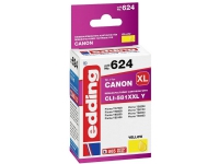 Bläckpatroner Kompatibla Edding EDD-624 ersätter Canon CLI-581XXLY Yellow