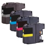 4 Non OEM LC123 ink for Brother DCP-J132W DCP-J152W DCP-J4110DW DCP-J552DW