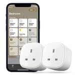 Smart Plug, Meross WiFi Smart Socket Compatible with Homekit,Alexa Google Home SmartThings Voice Control No Hub Required (2 Pack)