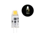 G4 0507 1w Ac/dc 12v Cob Led Dimmable Bulb Silicone Light Lamp White