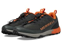 Merrell Unisex Kids Agility Peak Sneaker, Olive Black Orange, 4 UK