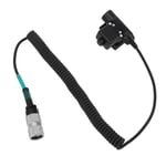 Hot 6PIN U94 Adapter Push To Talk Talkabout Radio Cable Plug Headset Connector F