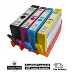 4 Non-Oem 364 XL Ink cartridges fits for HP Photosmart 6510 5510 5515 6520 7510