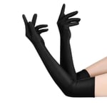 Halloween - Långa handskar - Maskerad - Cosplay Svart