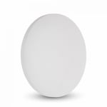 Outlet: V-Tac 6W LED vit vägglampa - Runda, indirekt, IP65 utomhusbruk, 230V, inkl. ljuskälla - Dimbar : Inte dimbar, Kulör : Neutral