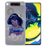 Jasmine #05 Disney cover for Samsung Galaxy A80 - Gray
