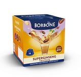 CAFFÈ BORBONE SuperGinseng - Coffee with Ginseng - 64 capsules (4 packs of 16) - Compatible with Nescafè* Dolce Gusto* Coffee Machines