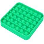 CASTNOO 2021 Silicone Push Pop Bubble Sensory Fidget Toy, Durable Stress Reliever Squeeze Toy for Kids Adult Autism, Special Needs Anxiety Relief Finger Hand Spinner toys(GREEN Square)