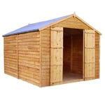 Mercia Wooden 10 x 8ft Overlap Windowless Shed