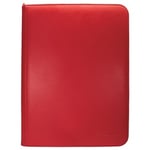 UP - Vivid: 9-Pocket Zippered PRO-Binder - Red